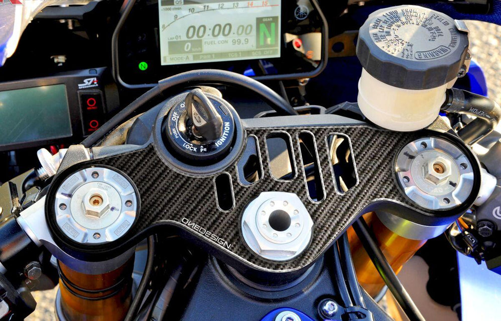 Onedesign Yoke Protector For Yamaha YZF-R1 1000 ABS 2015-2021 - Carbon Fibre