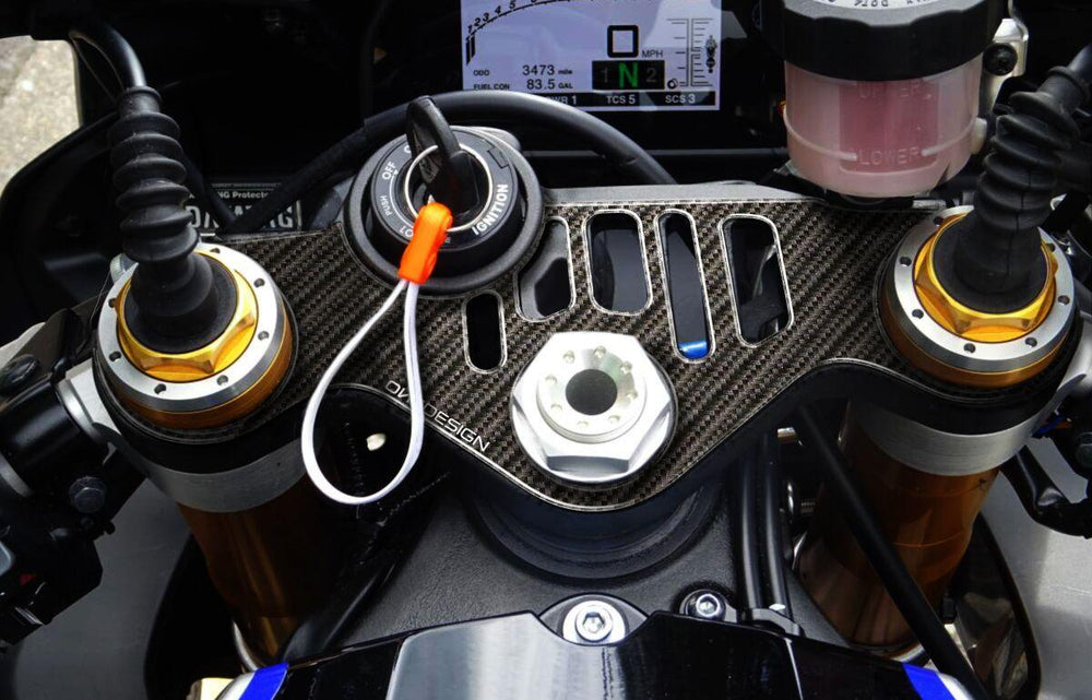 Onedesign Yoke Protector For Yamaha YZF-R1M 1000 ABS 2015-2021 - Carbon Fibre