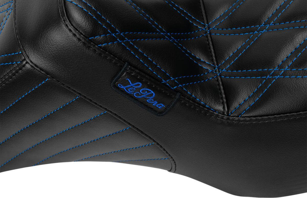 LE Pera Tailwhip Seat For Harley Davidson FLHX 1750 ABS 2023 Double Diamond - Black/Blue