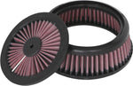 K&N High Flow Air Filter For Kawasaki KLX250 2019 - Black Red