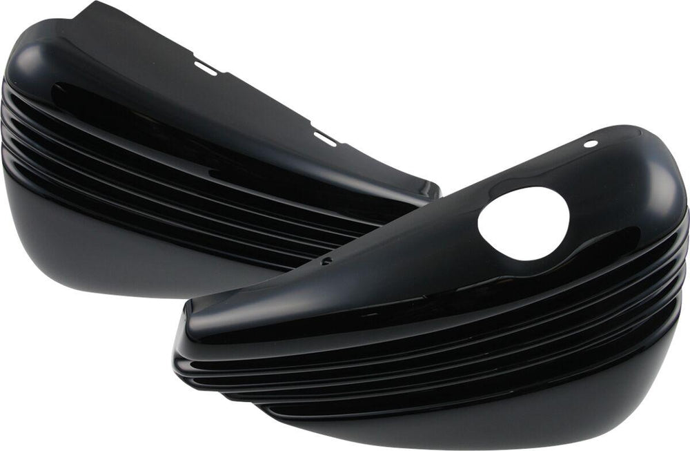 Cult Werk Bobber Side Panels For Harley Davidson XL 1200 C 2004-2013 - Gloss Black