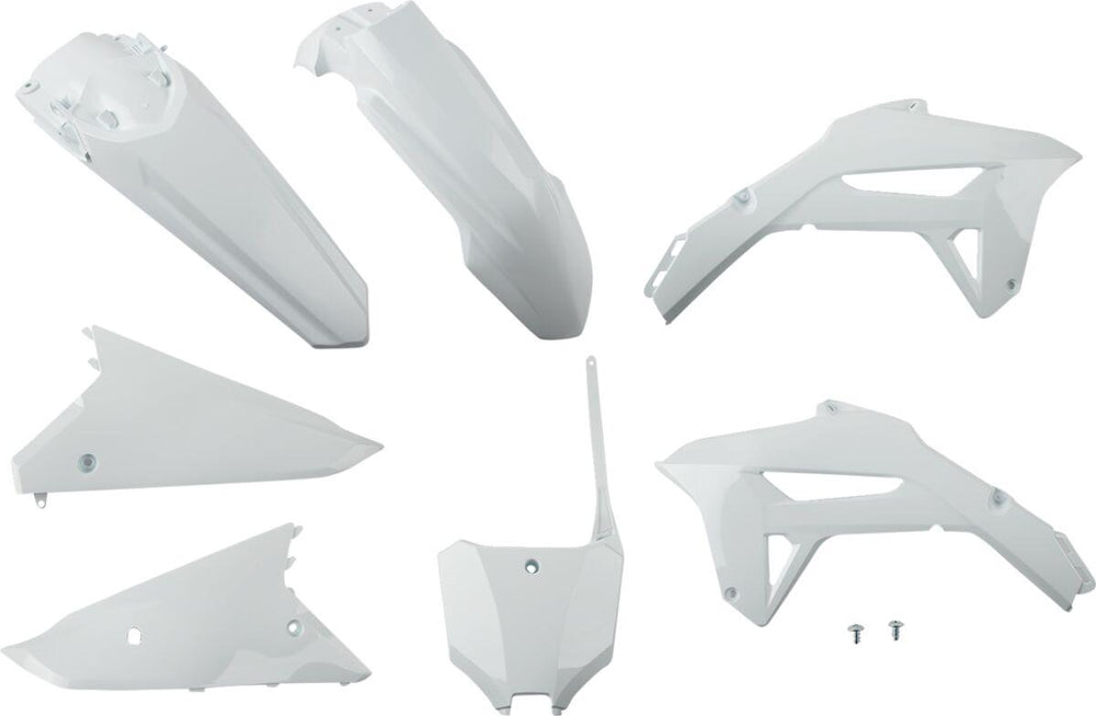 UFO Plastics Kit For Honda CRF250R 2022-2024 - Black White