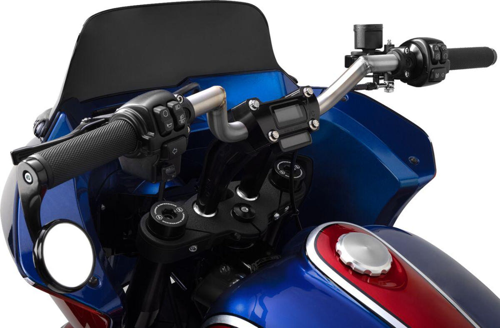 Thrashin Supply Co Handlebar Riser For Harley Davidson FXBB 1750 2018-2020 16.5 cm (6-1 2") - Black