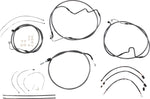 Magnum Shielding KarbonFibr Designer Handlebar Cable Install Kit For Harley Davidson FLH 1868 2021 30.5 - 35.5cm (12" - 14") - Carbon Fiber Silver