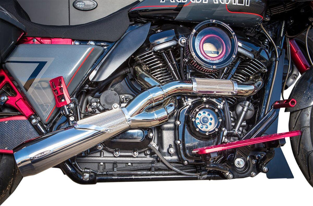 Trask 2 Into 1 Big Sexy Exhaust System For Harley Davidson FLH 1868 2021 - Polished