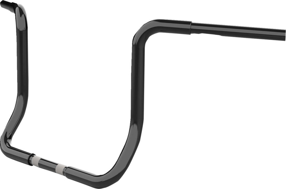 LA Choppers Twin Round Handlebar For Harley Davidson FLH 1868 ABS 2021 35.5 cm (14") - Black