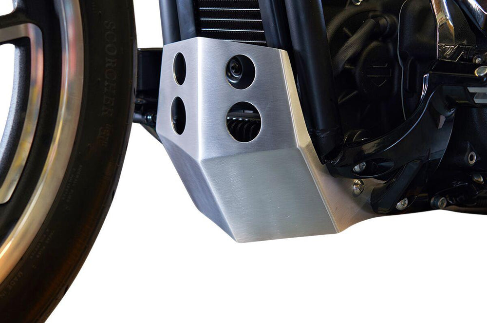 Speed Merchant Skid Plate For Harley Davidson FXD 1340 1995-1998 - Brushed