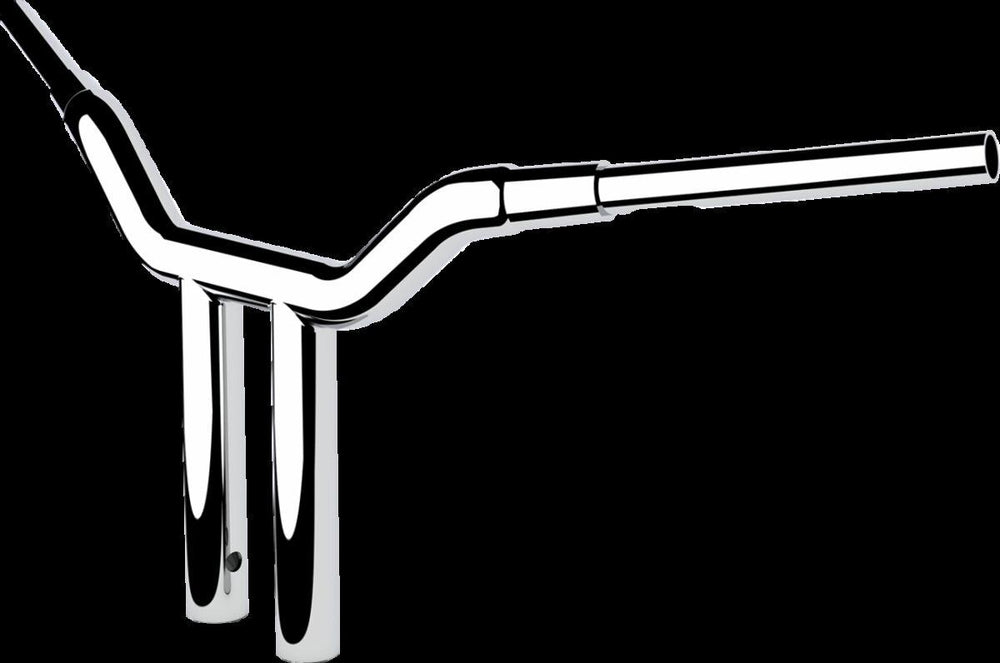 LA Choppers 1-1/2" Kage Fighter T-Bar For Harley Davidson FLFBS 1923 ABS 2025-2026 30.5 cm (12") - Chrome
