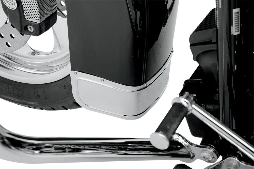 Drag Specialties Plated Steel Front Fender Skirt For Harley Davidson FLH1200 1980 - Chrome