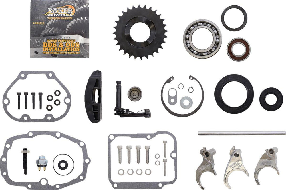 Baker Drivetrain Direct Drive 6-Speed Gear Set For Harley Davidson FLST 1450 2006 - Polished