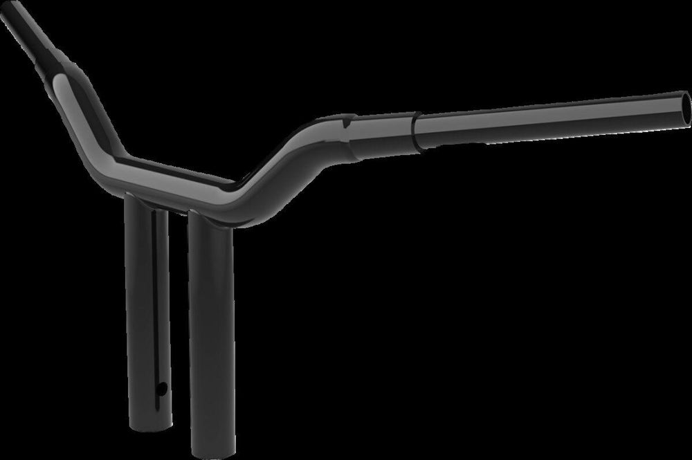 LA Choppers 1-1/2" Kage Fighter T-Bar For Harley Davidson FLFBS 1923 ABS 2025-2026 30.5 cm (12") - Black