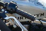 Kuryakyn Dillinger Grips For 1" Bars For Harley Davidson FLD 1690 2012 - Black/Satin