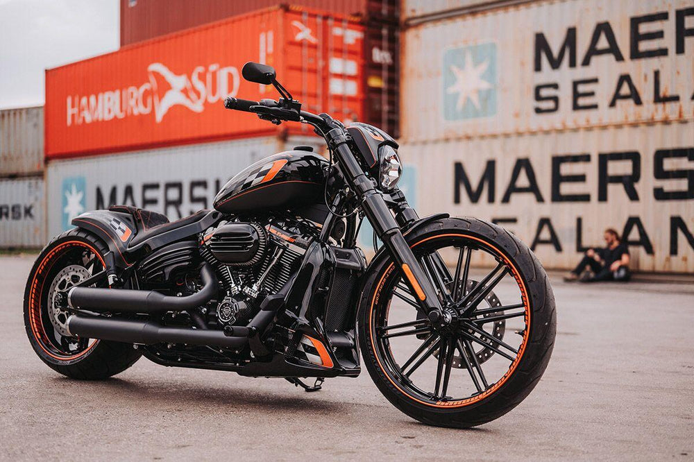 Cult Werk Fork Covers For Harley Davidson FXBR 1750 2018-2020 Upper - Black