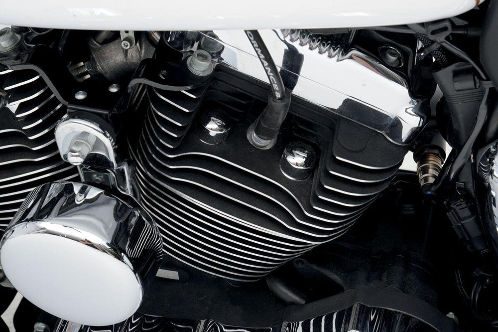 Drag Specialties Chrome Die-Cast Headbolt Cover For Harley Davidson FLD 1690 2012-2013 - Silver