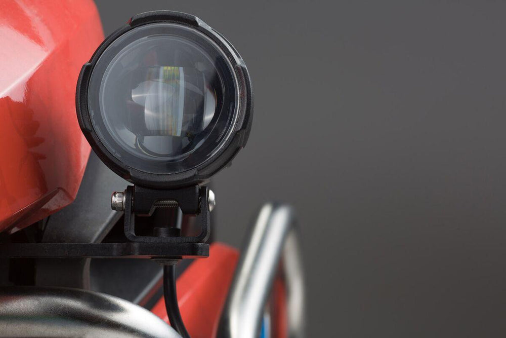 SW Motech EVO High Beam Lights For BMW F 750 GS ABS 2020-2023 Left and Right Front Black Clear