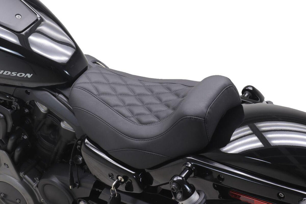 Mustang Tripper Solo Seat For Harley Davidson RH 975 2022-2026 - Black