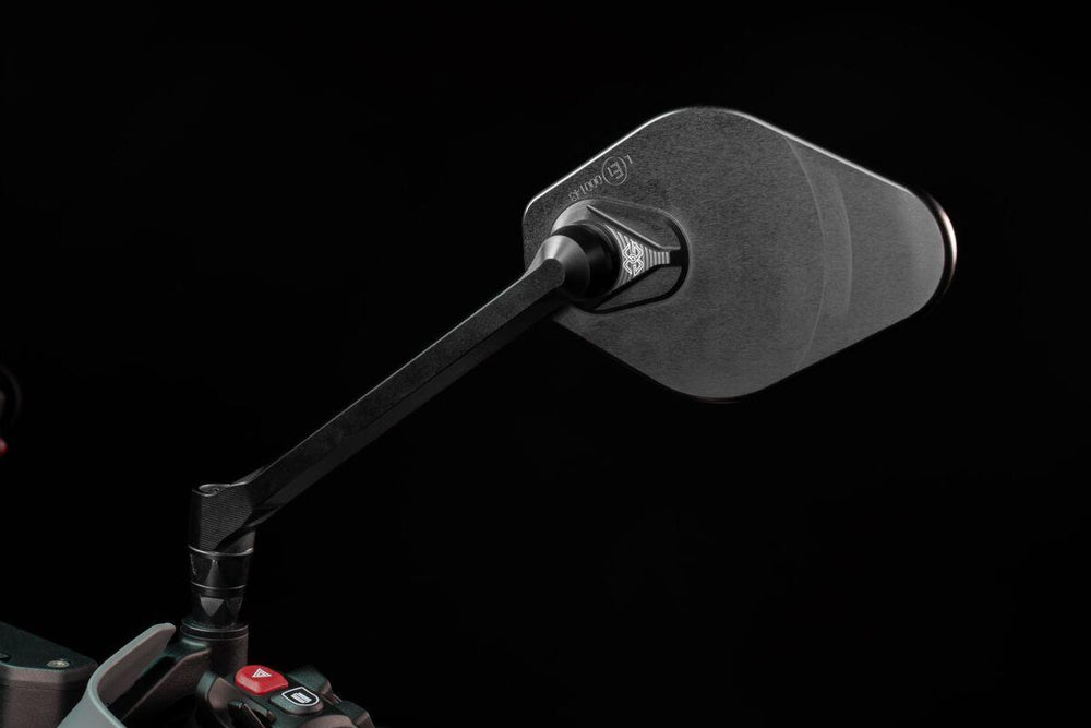 Gilles Stratos Mirror M8 For Ducati Hypermotard 1100 2007-2010 Right - Black