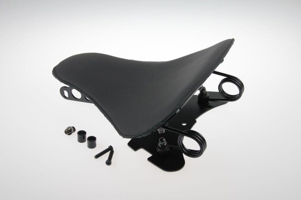 Cult Werk Swing Saddle Old School For Harley Davidson XL 1200 C 1996-2020 - Black