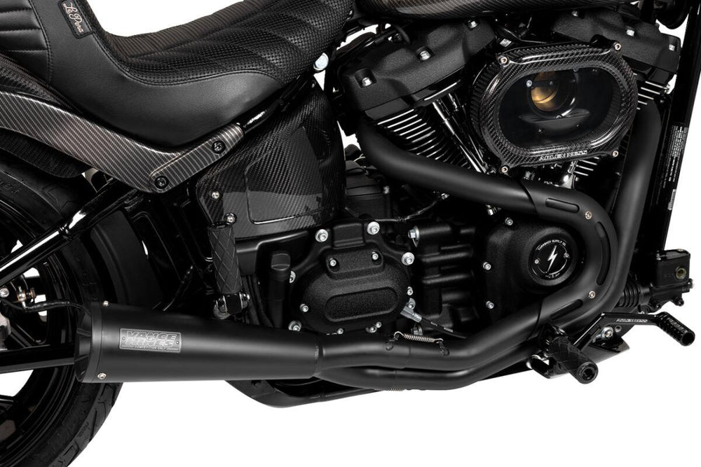 Saddlemen Side Covers For Harley Davidson FLFBS 1923 ABS 2025-2026 - Black/Carbon Fibre