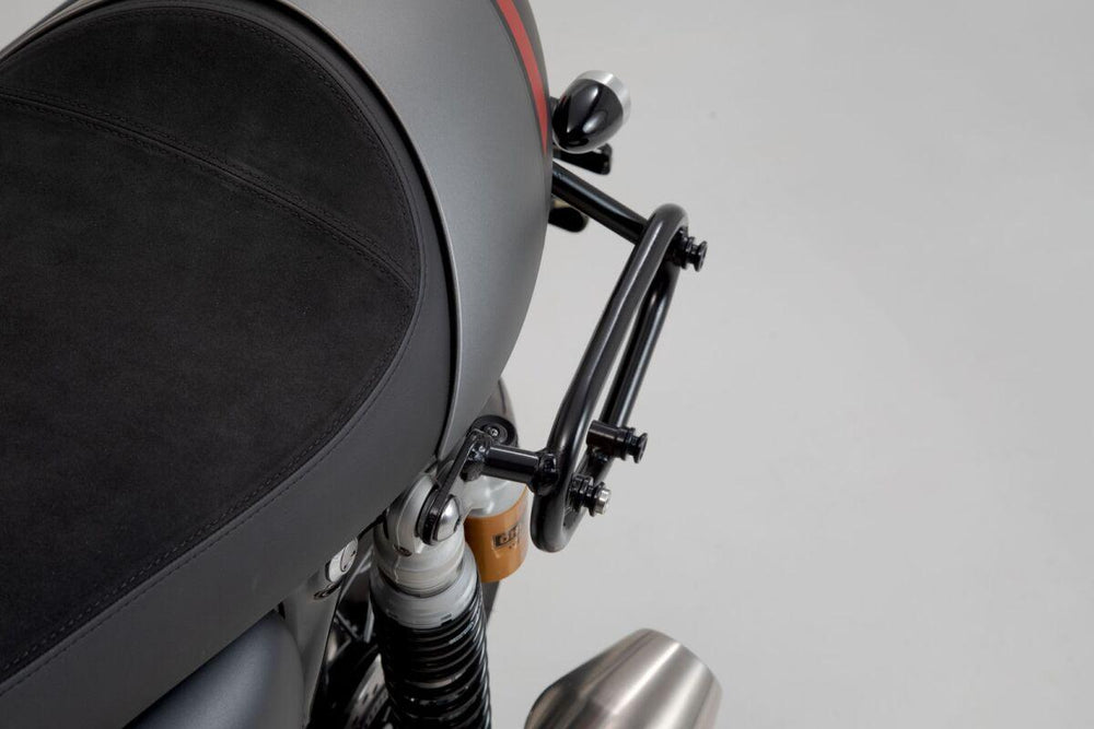 SW Motech SLC Left Side Carrier For Triumph Thruxton 1200 RS 2020-2024 - Black