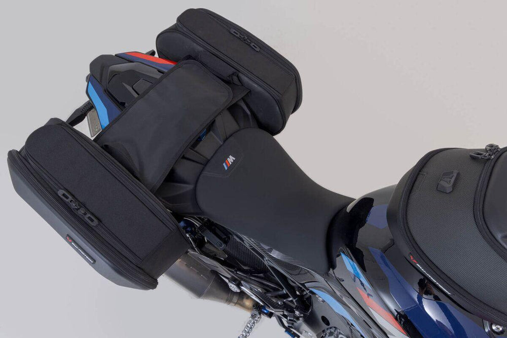 SW Motech Pro Blaze H Saddlebag Set With Edge Protection & Heat Guard For BMW M 1000 R 2023-2024 - Black
