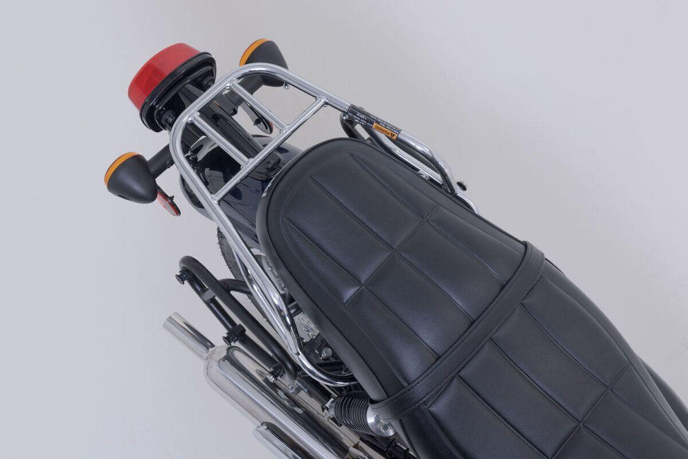 SW Motech Legend Gear LC2 Side Pannier Bag System For Kawasaki Meguro S1 230 2025 - Black/Brown