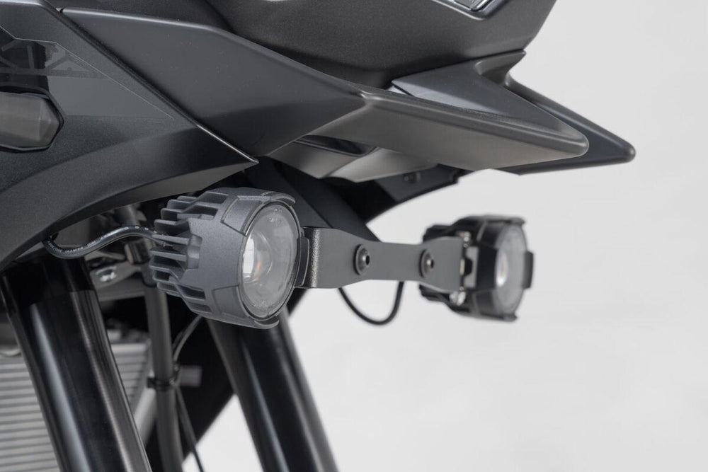 SW Motech EVO High Beam Lights For Kawasaki KLE 650 2021-2024 - Black