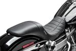 LE Pera Daytona Sport Seat For Harley Davidson FLD 1690 2012-2013 Flat Track Stitch - Black
