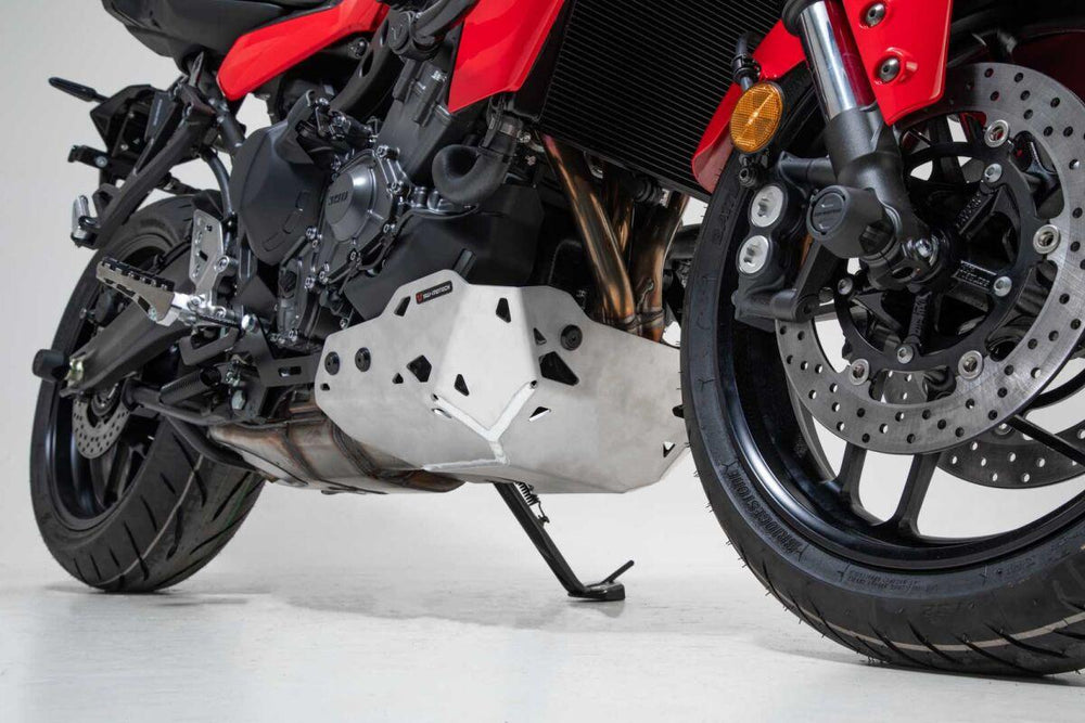 SW Motech Engine Guard For Yamaha MT-09 2021-2023 - Brushed/Silver