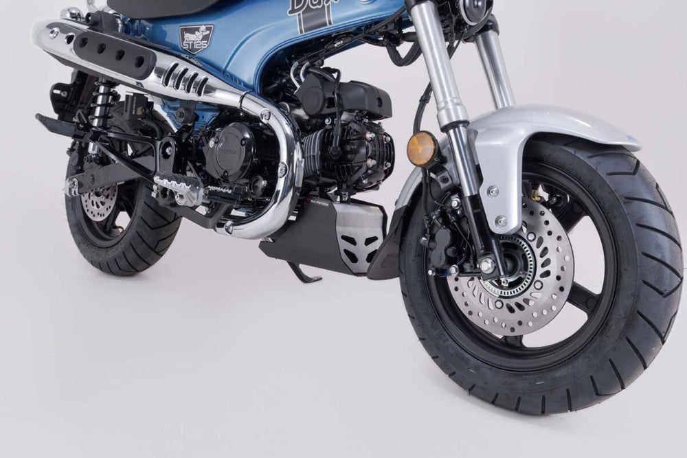 SW Motech Engine Guard For Honda ST 125 2023-2024 - Black Brushed Powder-Silver