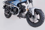 SW Motech Engine Guard For Honda ST 125 2023-2024 - Black Brushed Powder-Silver