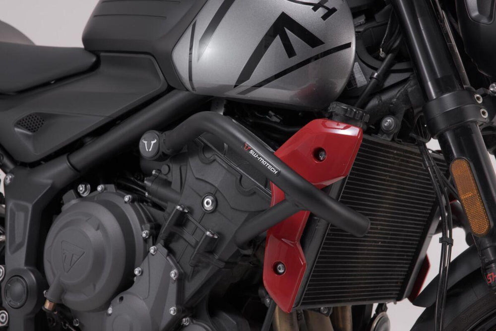 SW Motech Crash Bars For Triumph Trident 660 2021-2024 - Black Powder-Coated