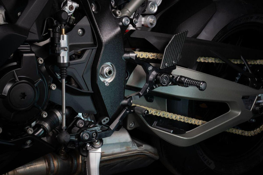 Gilles MUE2 Rearset For BMW M 1000 RR ABS 2021-2026 Left and Right - Black