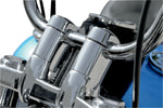 LA Choppers Handlebar Riser Extensions For Harley Davidson FXDB 1584 2008-2012 2" Rise - Chrome