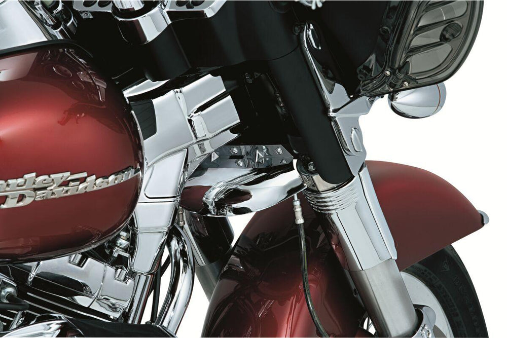 Kuryakyn Lower Triple Tree Wind Deflector For Harley Davidson FLH 1200 1980 - Chrome