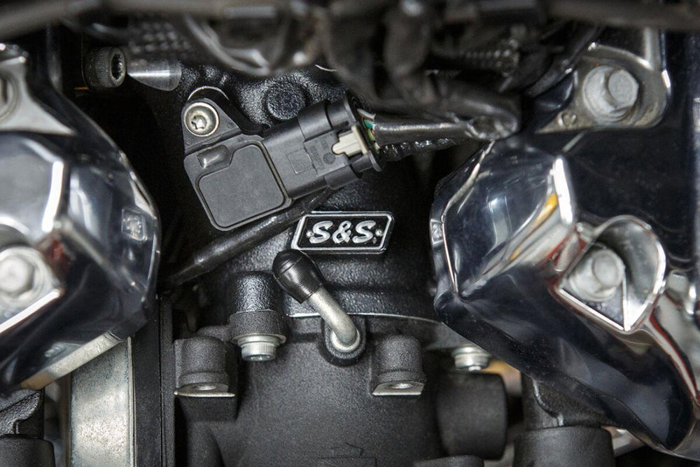 S&S Cycle 55mm Performance Intake Manifold For Harley Davidson FLDE 1750 2018-2020 - Black
