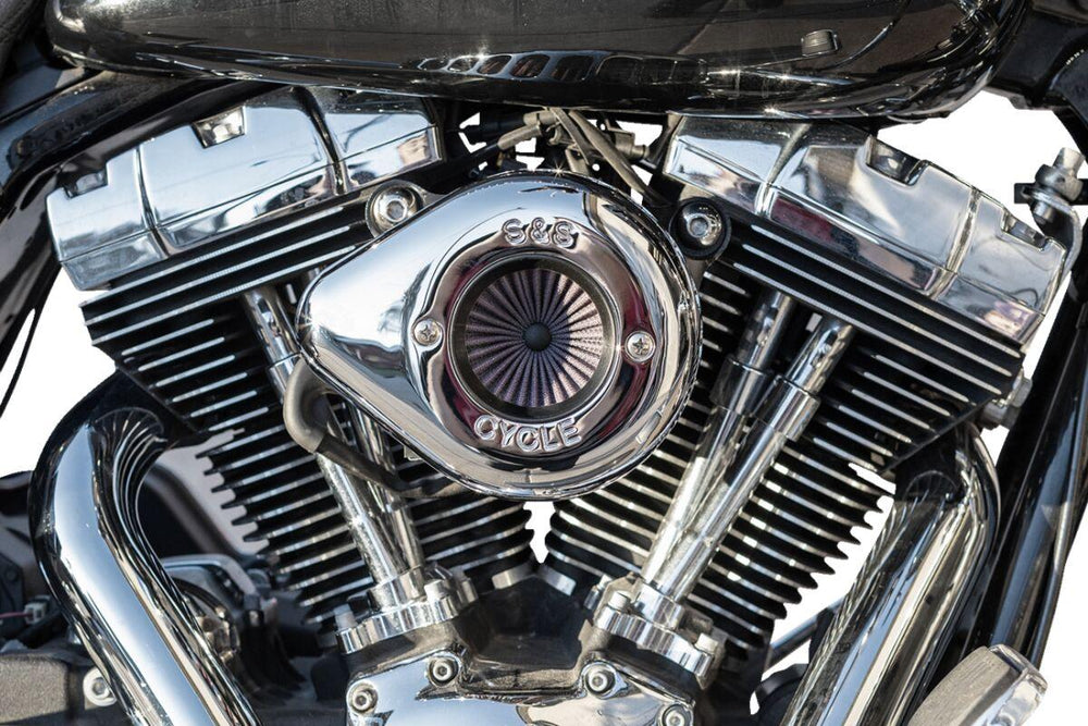 S&S Cycle Air Stinger Stealth Air Cleaner Kit For Harley Davidson FLHR 1584 2008 - Chrome