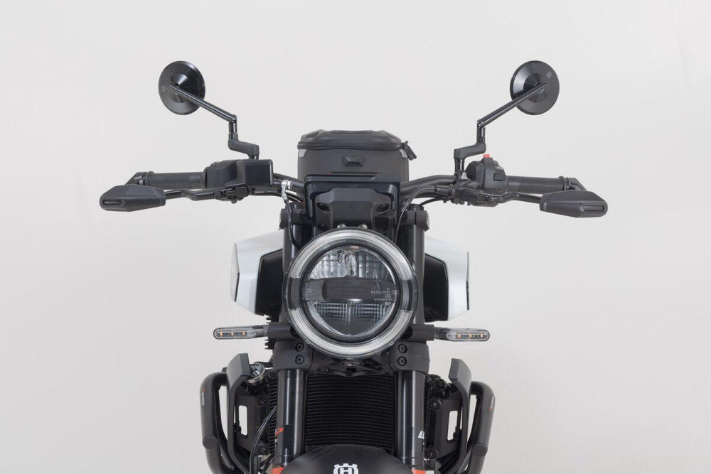 SW Motech Lever Guards With Wind Protection For Husqvarna Svartpilen 401 2023-2024 - Black