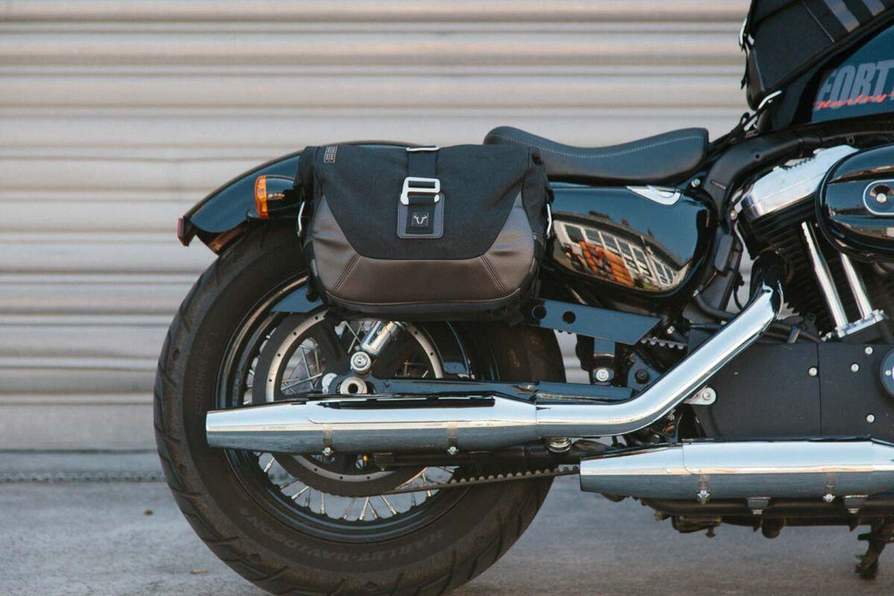SW Motech Legend Side Pannier Bag System LC For Harley Davidson XL 1200 C 2004-2020 Rear - Black