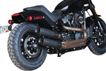 S&S Cycle Grand National  Silencers For Harley Davidson FXFB 1750 2018-2019 - Black Ceramic