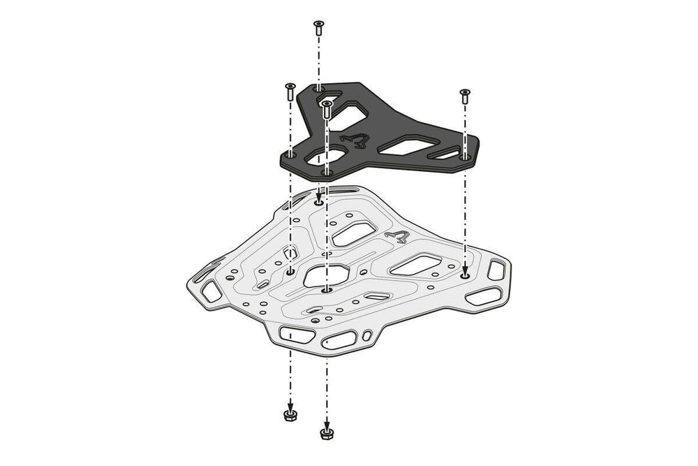 SW Motech Adventure Rack For CF Moto MT-X 800 ABS 2025-2026 - Black