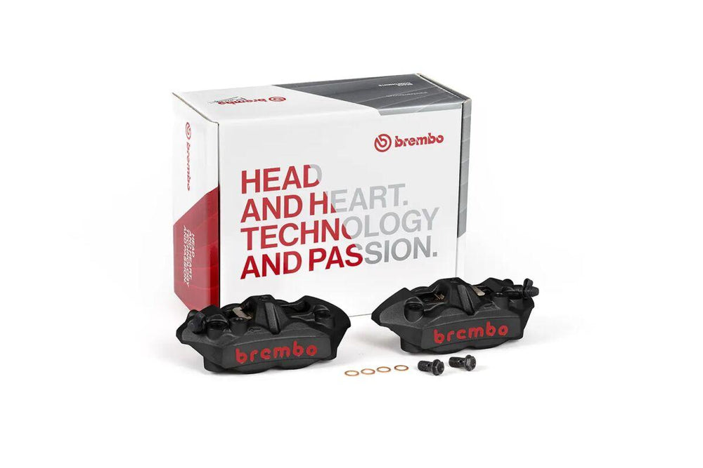 Brembo M4.34 Calipers For Honda CB1000R 2008-2017 Front - Black/Red
