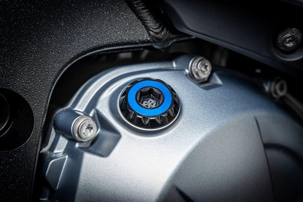 Gilles Oil Filler Cap For Ducati 848 2008-2010 - Black