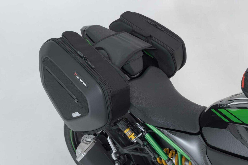 SW Motech Pro Blaze H Saddlebag Set with EDGE protection For Kawasaki Z 900 ABS 2022-2026 - Black