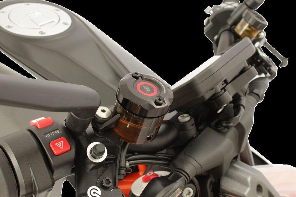 Gilles Master Cylinder Reservoir Cover For Honda CBR 1000 RR-R ABS 2020-2022 & 2024-2026 Front - Black
