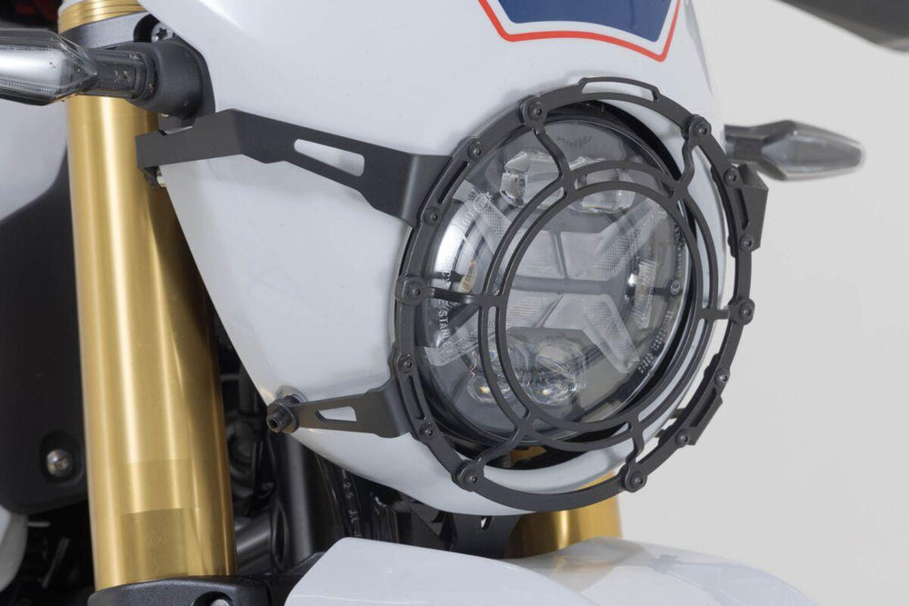 SW Motech Headlight Guard For BMW R 12 G/S ABS 2025-2026 Front Black/Powder-Coated Clear