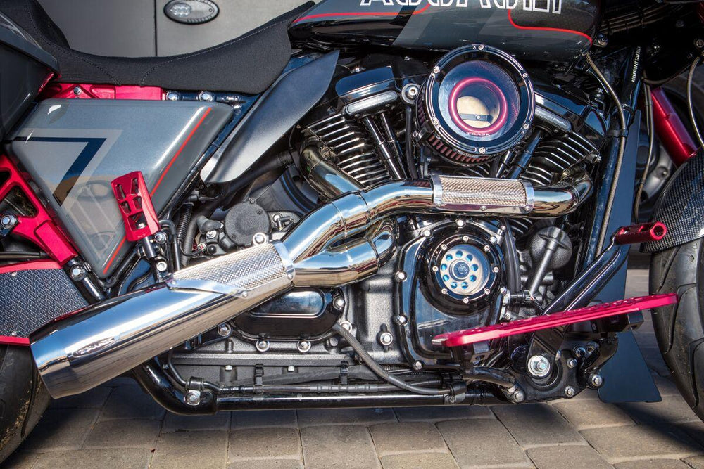 Trask Assault Series Cam Cover For Harley Davidson FLDE 1750 2018-2020 - Black