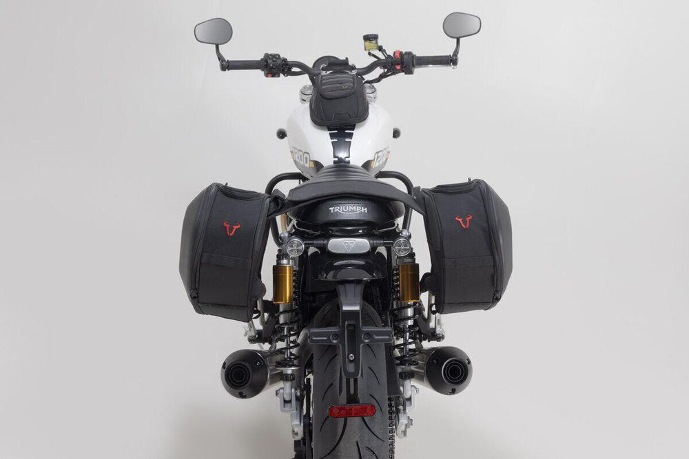 SW Motech Pro Blaze H Saddlebag Set For Triumph Bonneville 1200 T120 ABS 2016-2025 - Black
