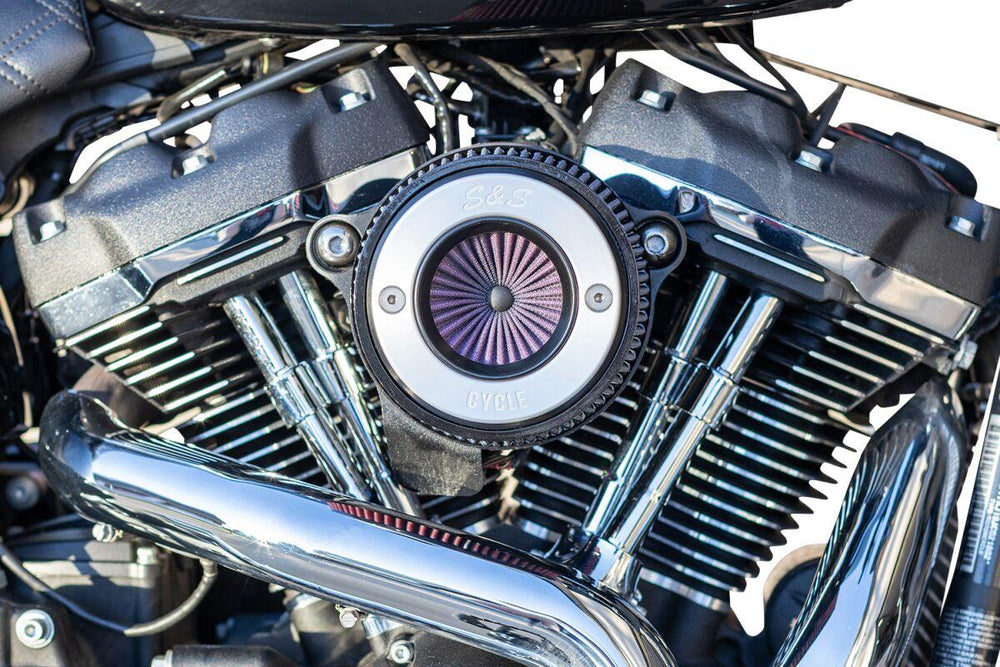 S&S Cycle Air Stinger Stealth Air Cleaner Kit For Harley Davidson FLDE 1750 2018-2020 - Chrome