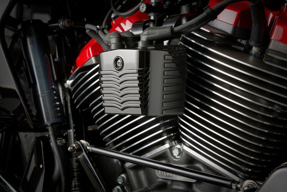 Ciro Coil Cover For Harley Davidson FLHLT 1923 ABS 2026 - Black